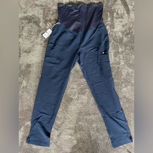 NEW Figs Yola Night Sky Maternity Skinny Scrub Pants Medium Tall